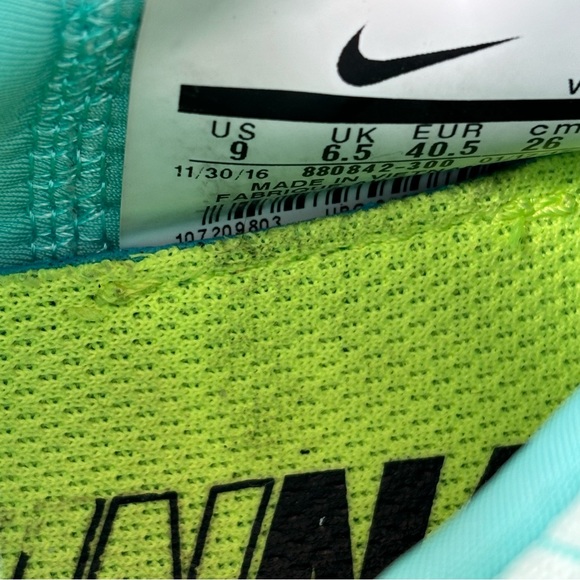 NIKE FREE RUN COMMUTER WOMAN SIZE 9 IGLOO RARE RUNNING SHOES LIGHT WEIGHT - Picture 8 of 8